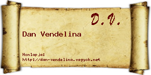 Dan Vendelina névjegykártya